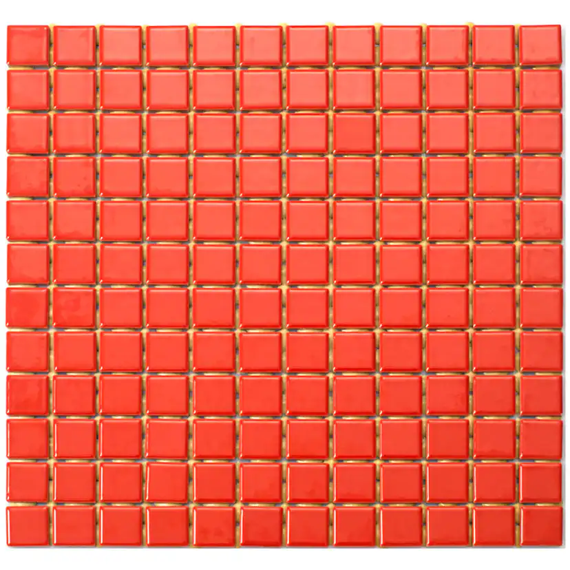 Mosaik Arredo Palette Red 2,5x2,5 Röd cm