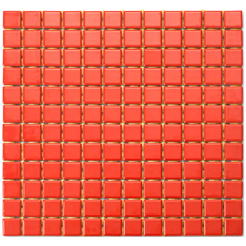 Mosaik Arredo Palette Red 2,5x2,5 Röd cm