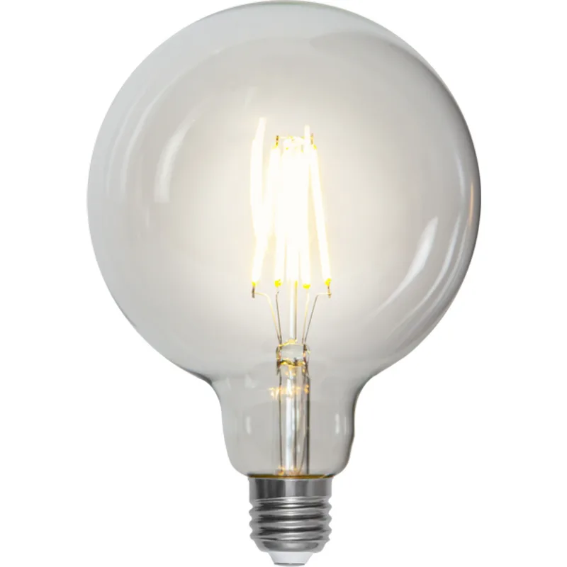 LED-lampa Star Trading E27 G125 Klar