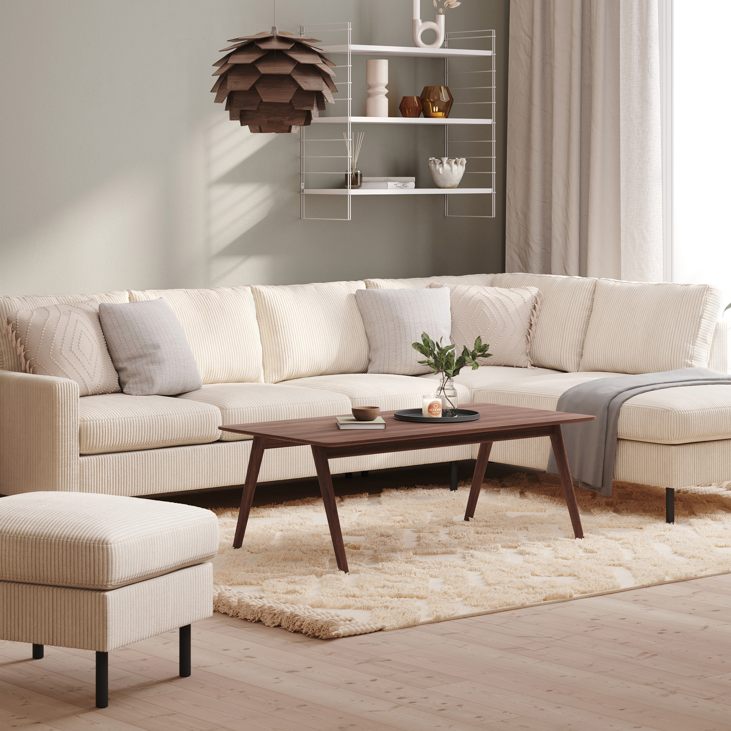 Soffa Scandinavian Choice Peppe med Schäslong 4-sits