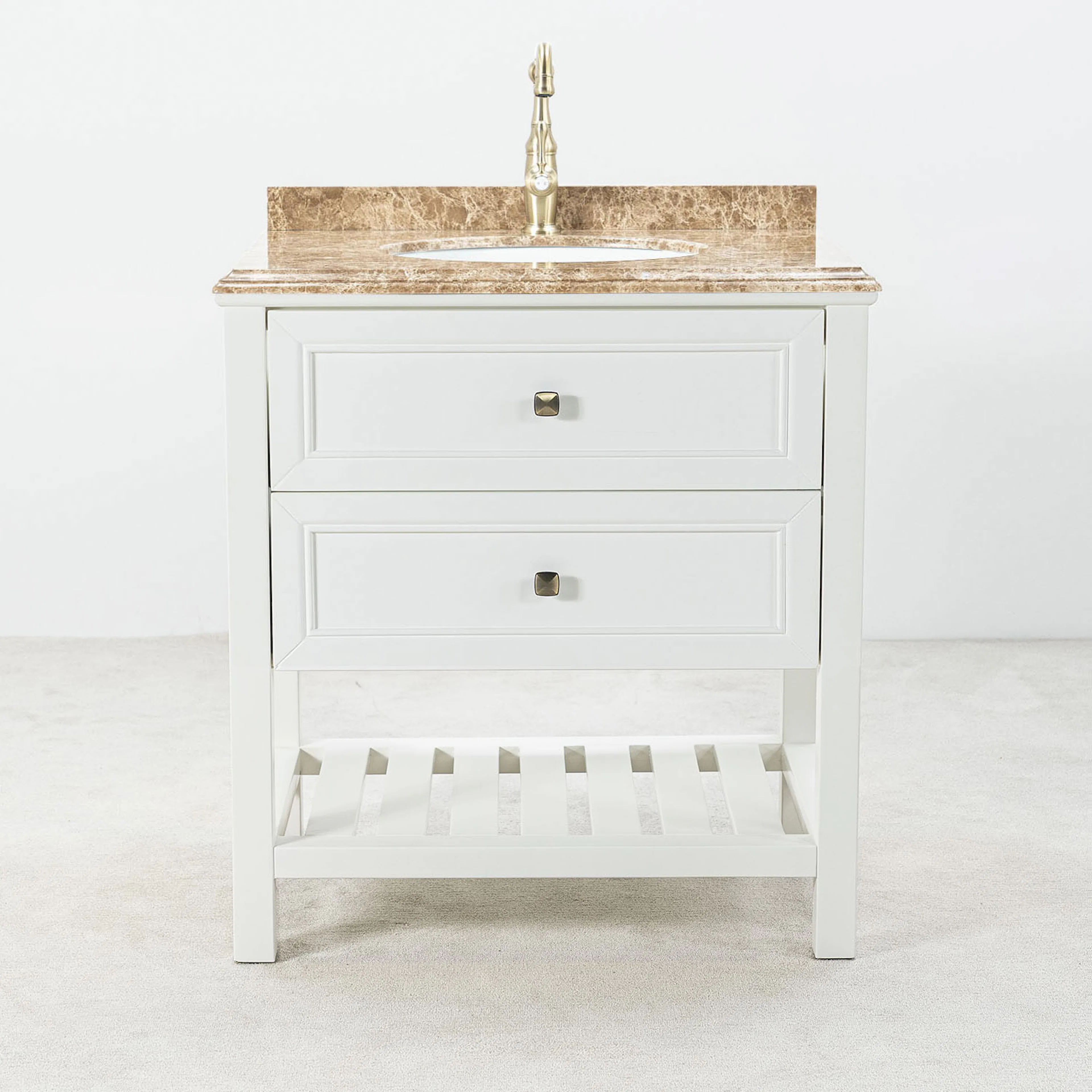 Tvättställsskåp Vesani Utah Beige Marmor