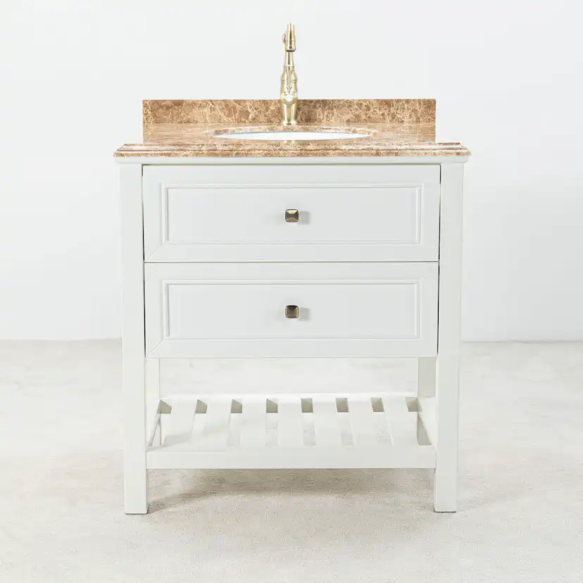 Tvättställsskåp Vesani Utah Beige Marmor