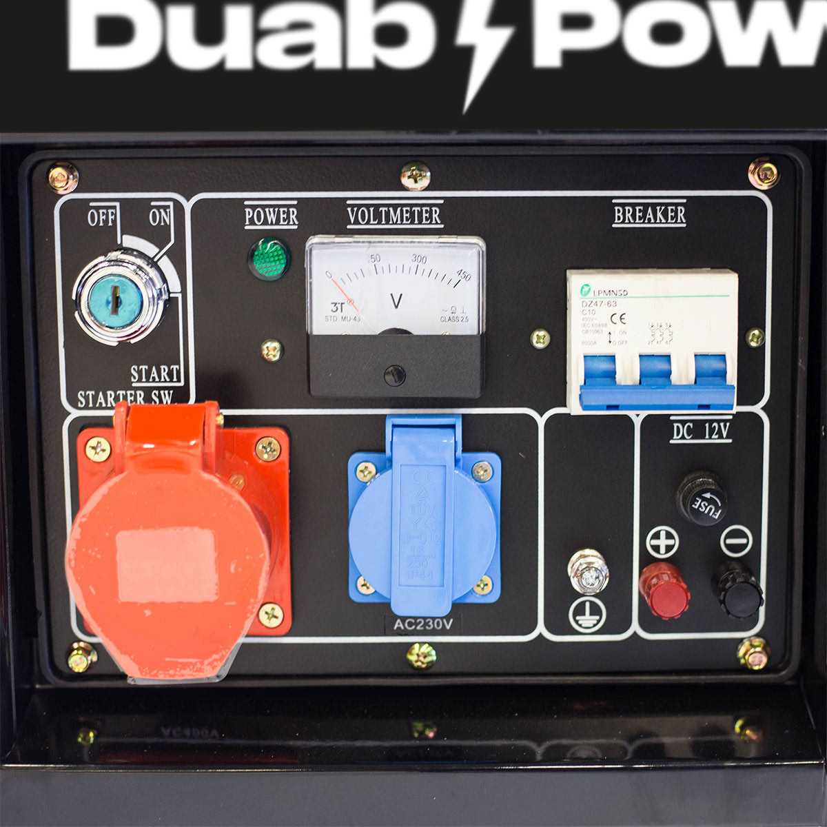Elverk Duab-Power MDG7500CLE-3 3-fas Diesel fjärrstart