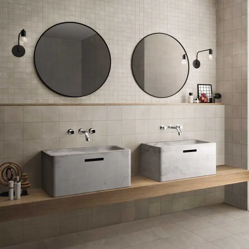 Mosaik Ceramiche Keope Chorus Vit 5x5 cm Matt