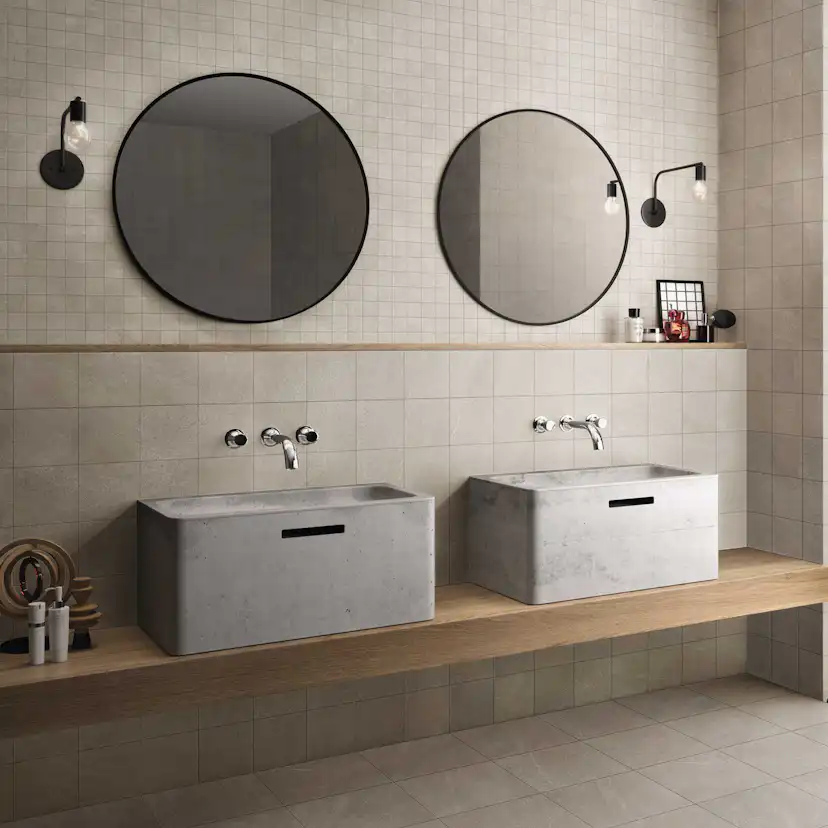 Mosaik Ceramiche Keope Chorus Vit 5x5 cm Matt