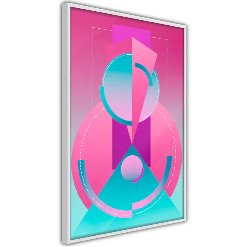 Poster Artgeist Affisch Geometric Locomotive