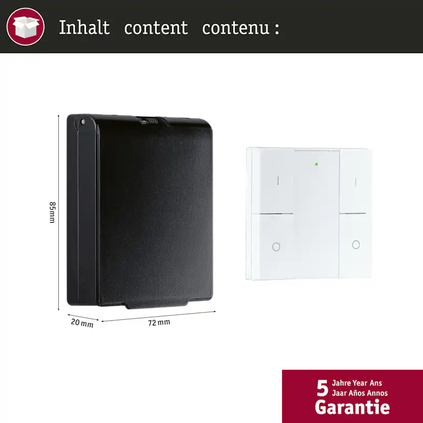 Strömbrytare Paulmann Smart Home Zigbee 3.0 Utomhus