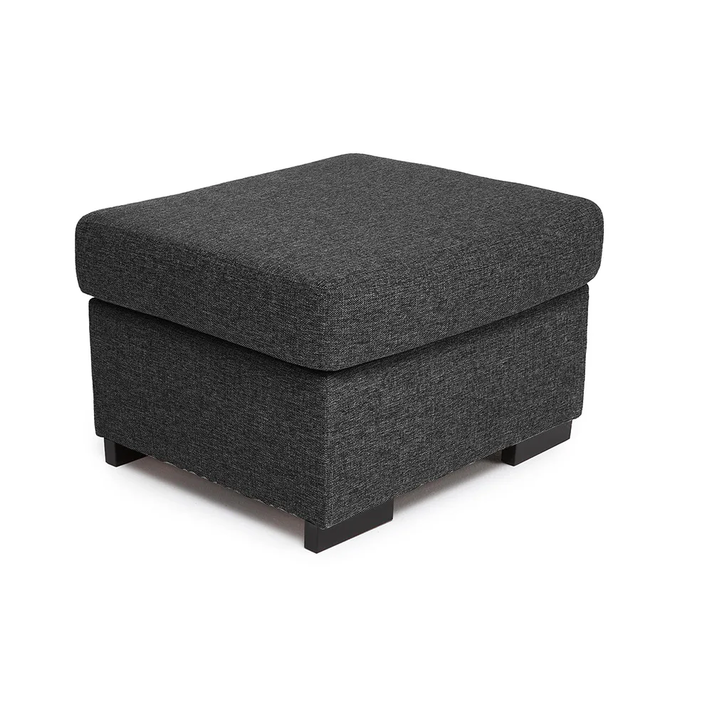 Fotpall Scandinavian Choice Memphis Mörkgrå Sittmöbel i Tyg