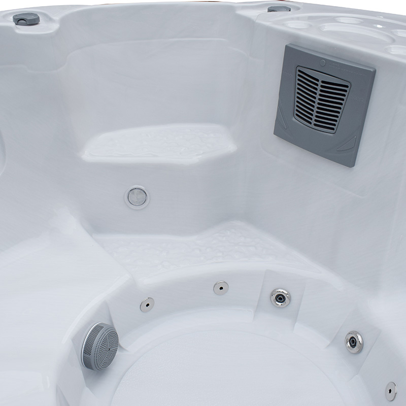 Spabad Westerbergs Marstrand 29 Jets Vit med Extra Tjockt Termolock