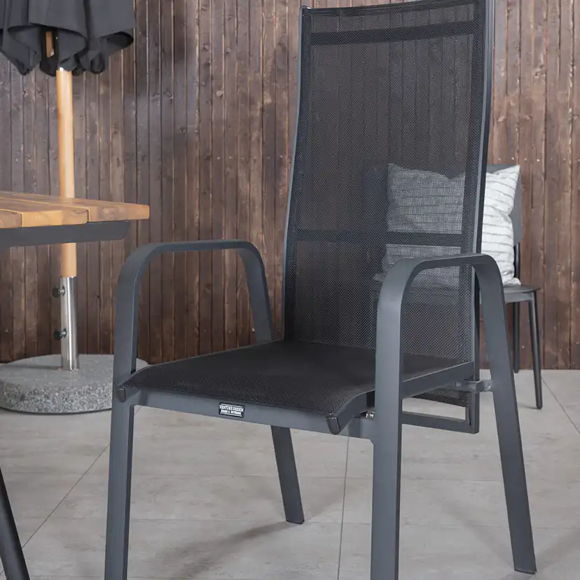 Matgrupp Venture Home Chane med 4 Curz Matstolar