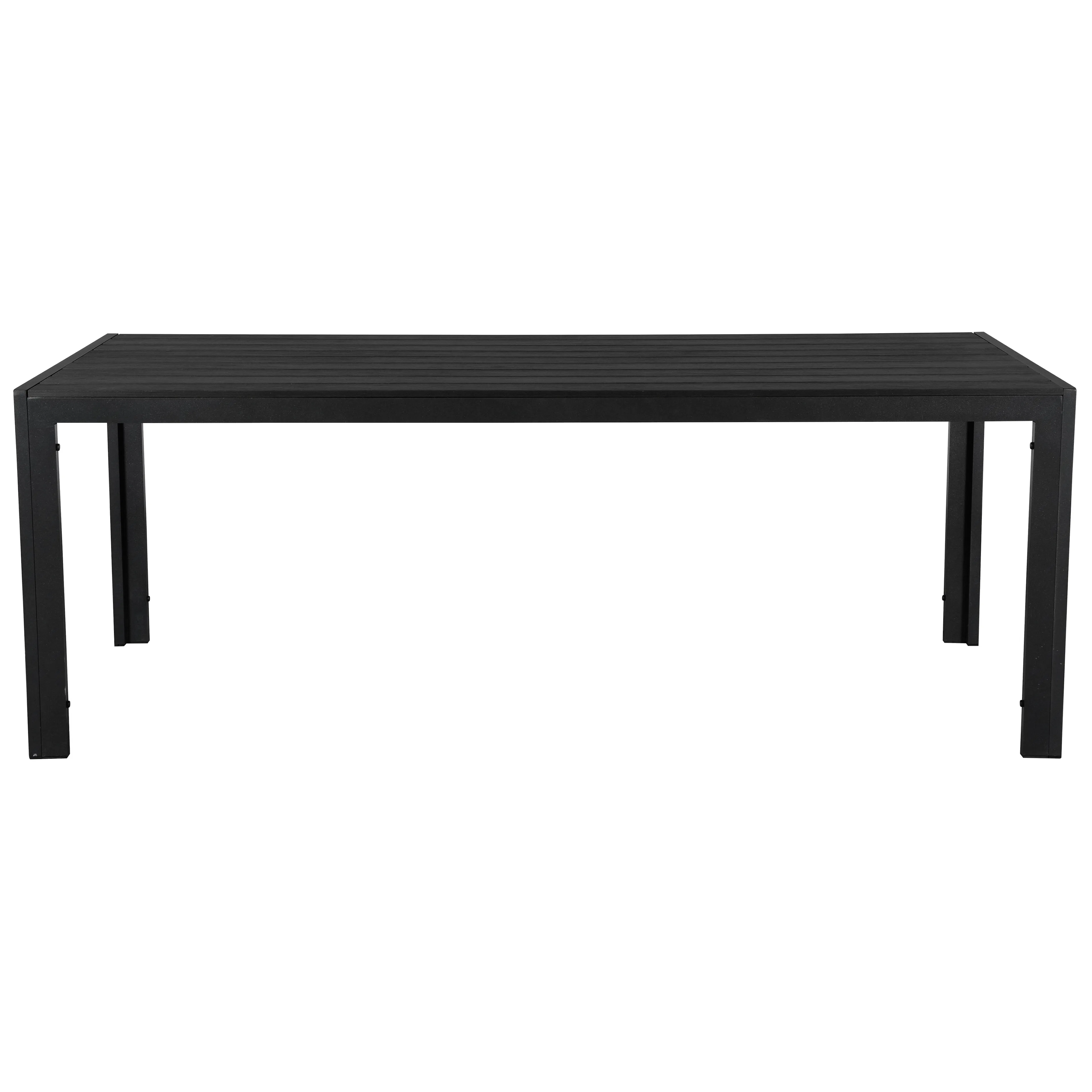 TRÄDGÅRDSBORD 205X90CM Svart