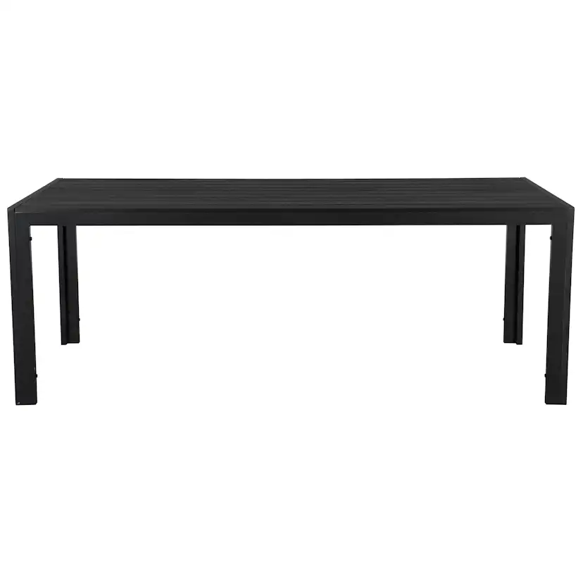 TRÄDGÅRDSBORD 205X90CM Svart