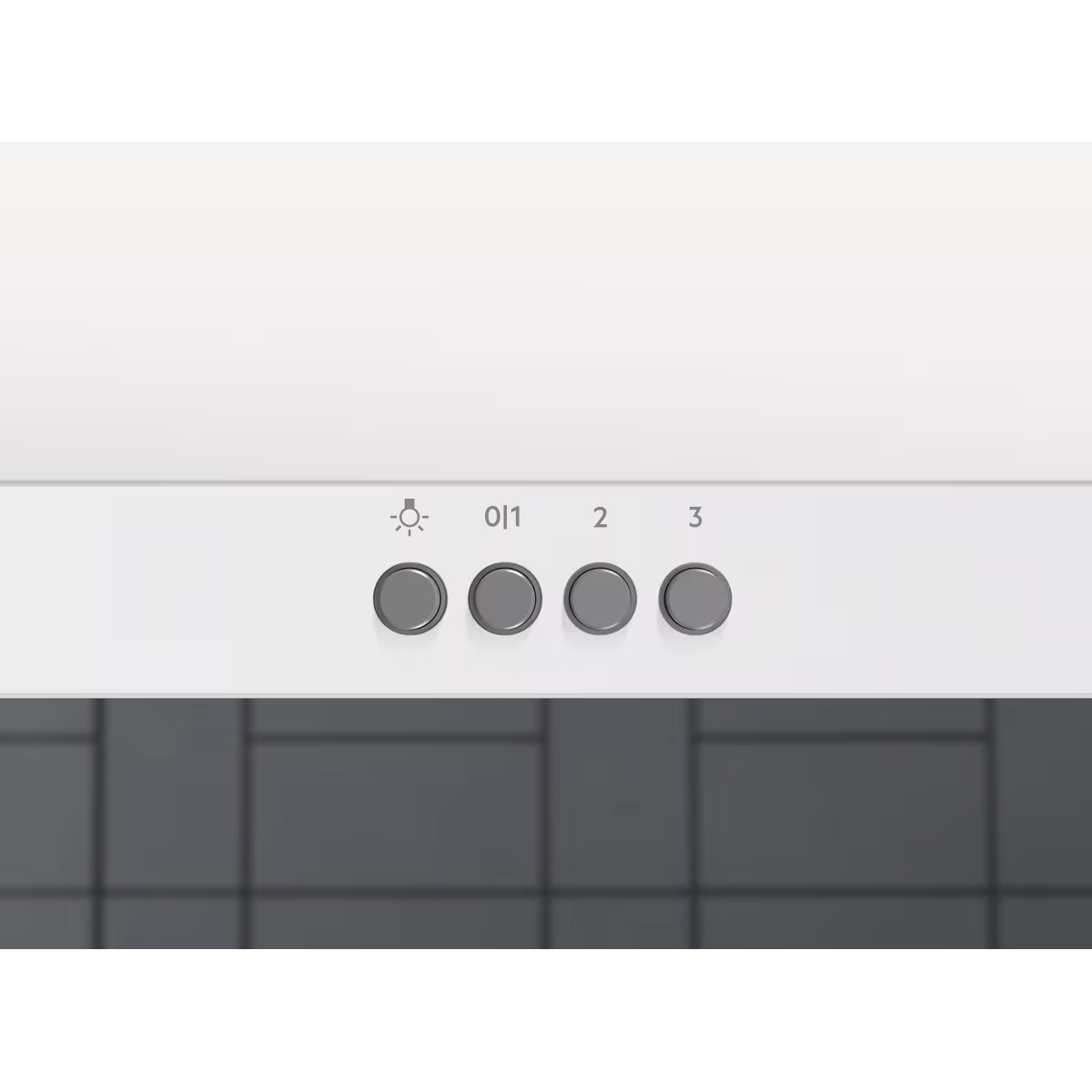 Köksfläkt Underbyggd Electrolux LFG425W 600 ExtractionTech Vit