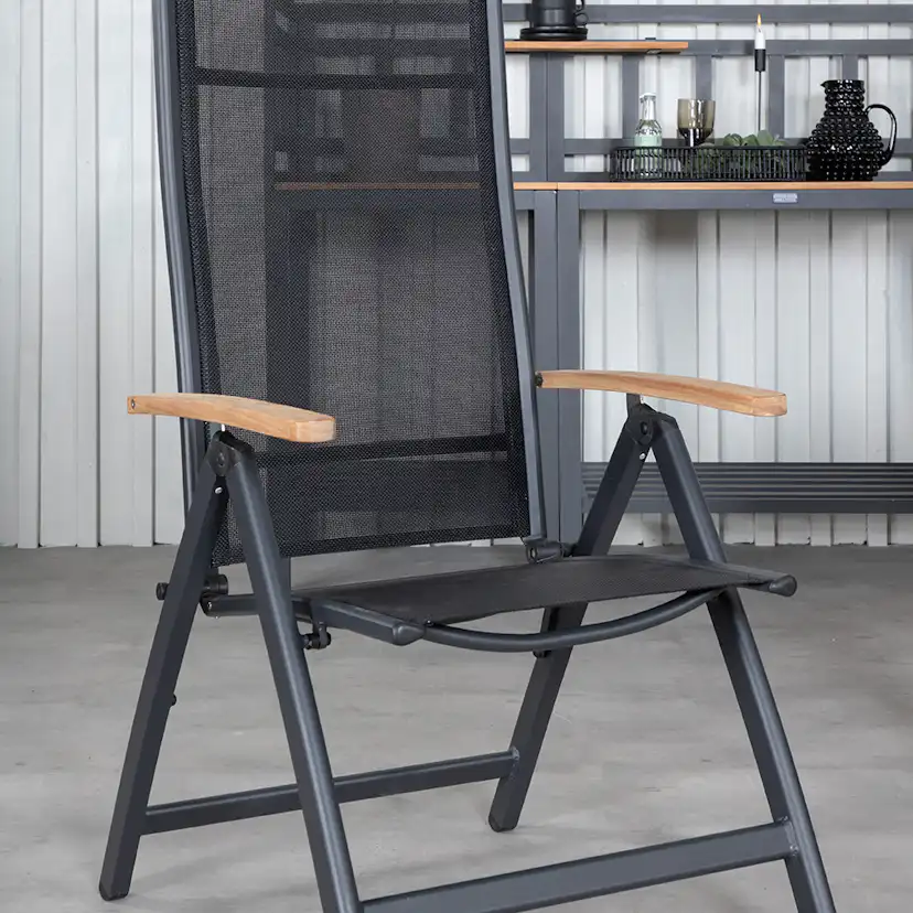Matgrupp Venture Home Perla med 4 Perla Positionsstolar