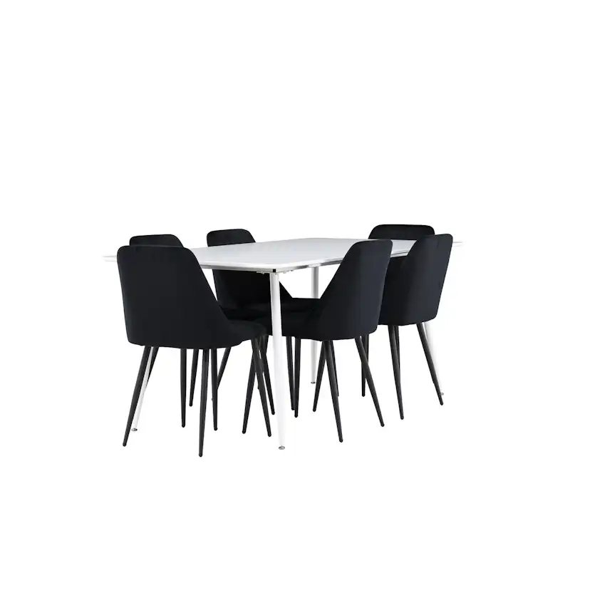 Matgrupp Venture Home Silar 180 med 6 st Night Stolar