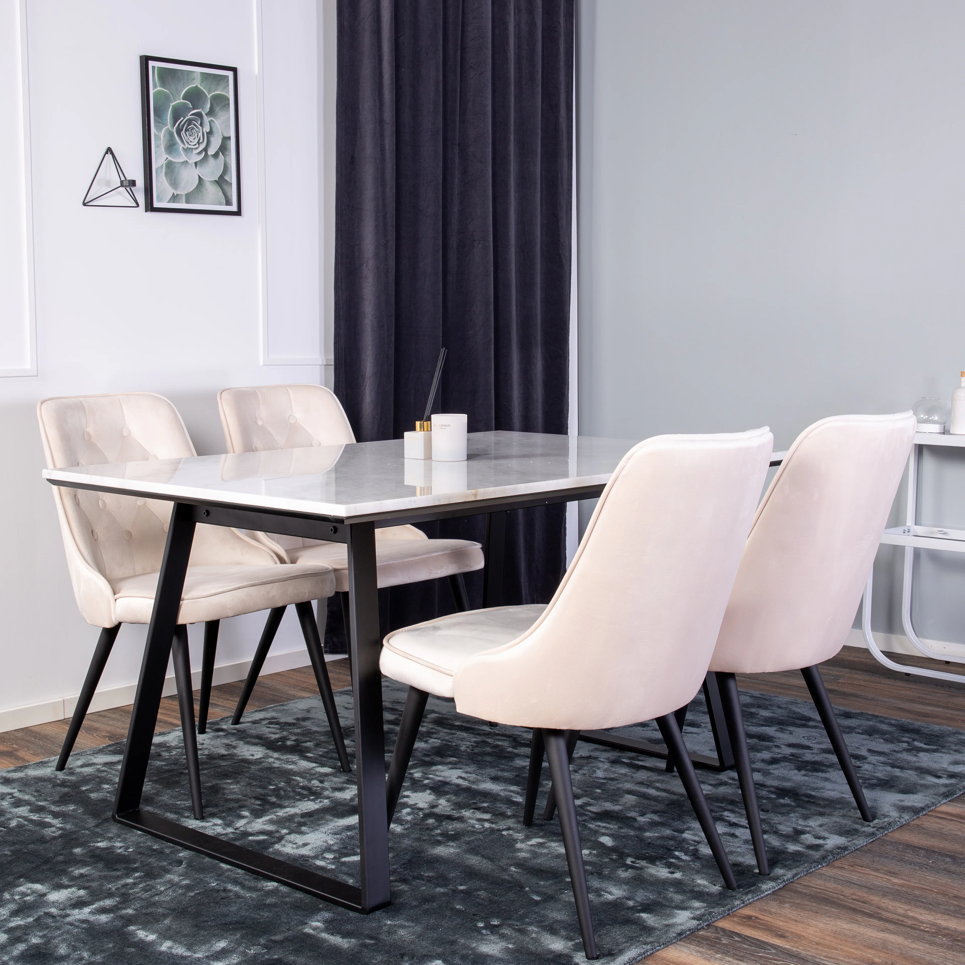Svart/Beige