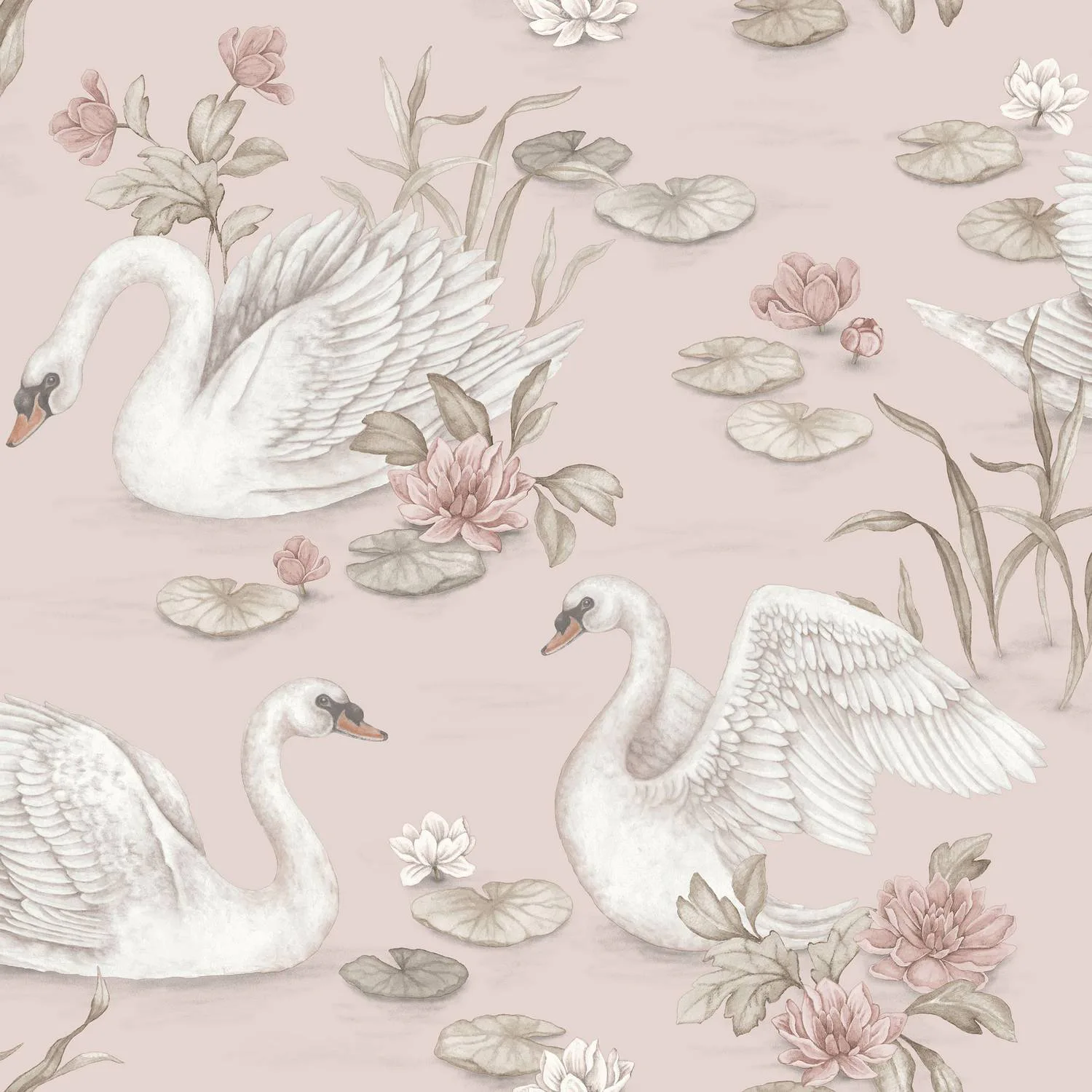 Tapet Boråstapeter Lily Swan 6927