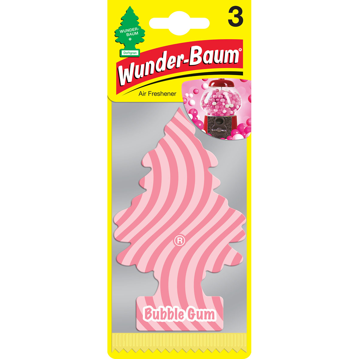 Luftfräschare Wunder-Baum Bubble Gum 3-pack