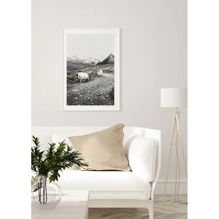 Poster Gallerix Winter Goats