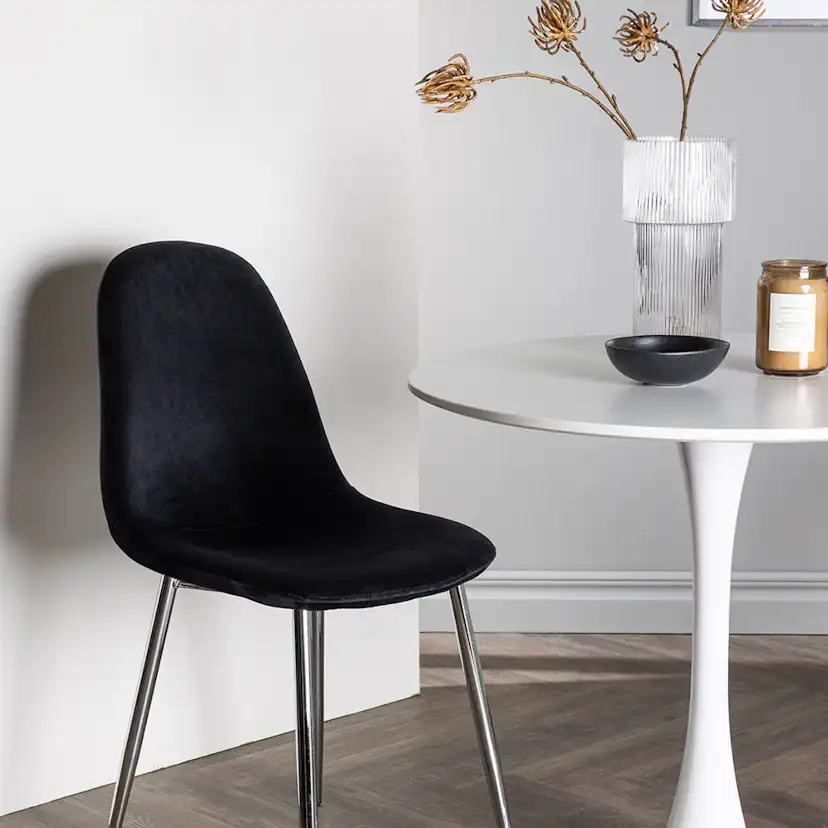 Matgrupp Venture Home Hamden Ø80 cm med 2 st Polar stolar