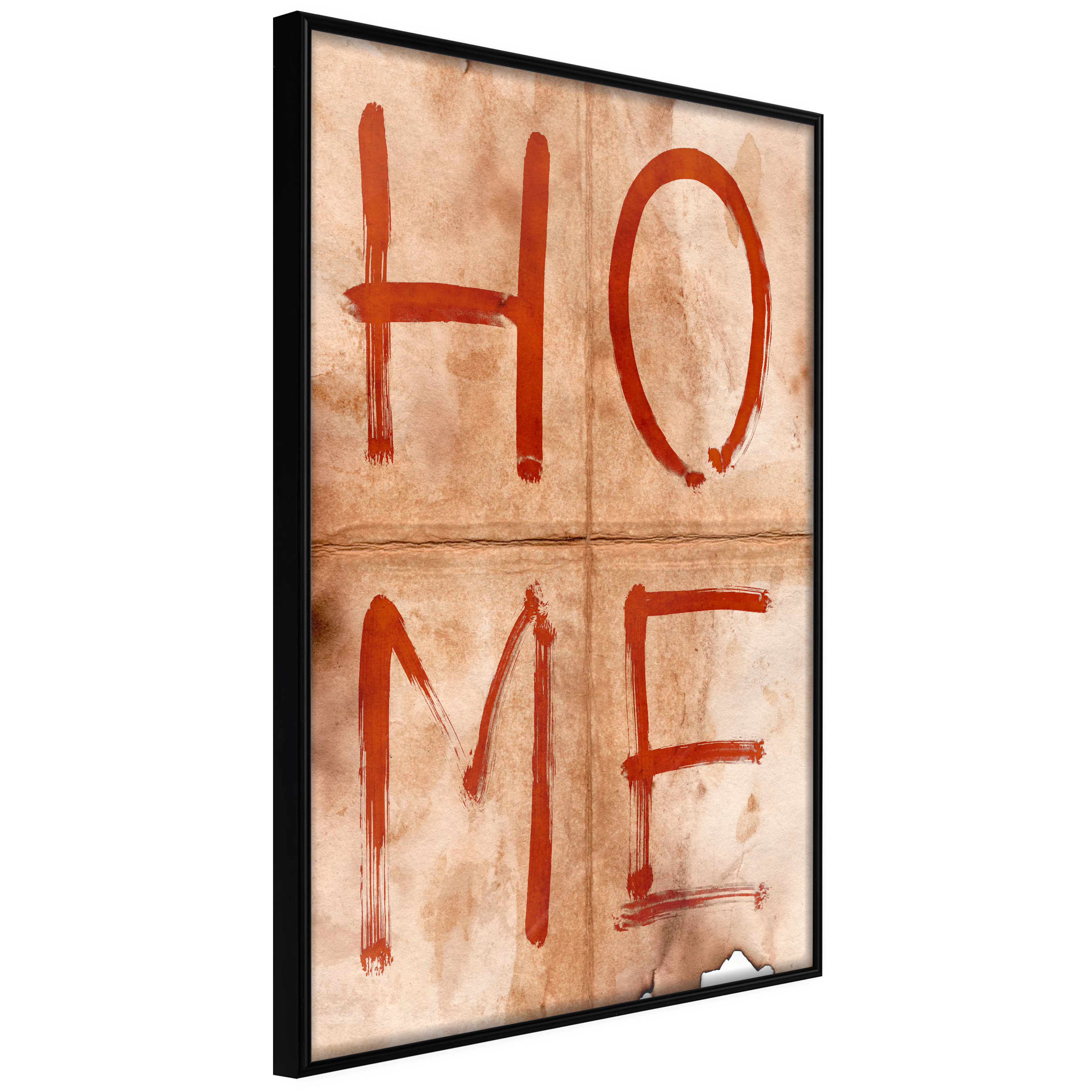 Affisch - Old Poster [Poster] 40x60 Svart ram, 40x60 cm