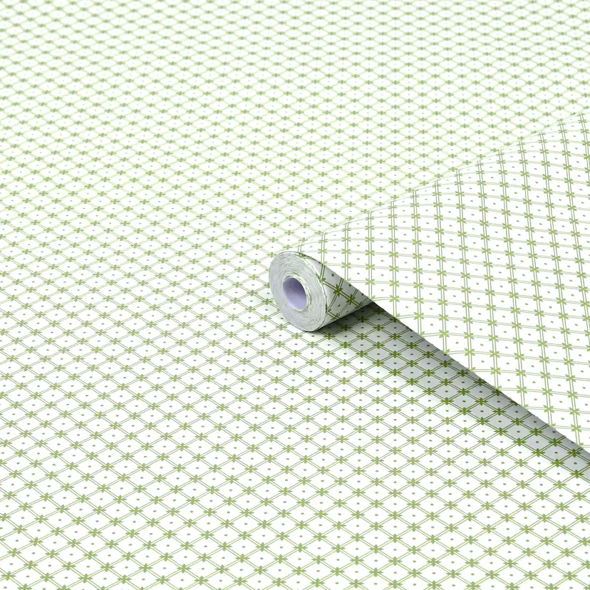 Tapet Laura Ashley Wickerwork Leaf Grön 119848