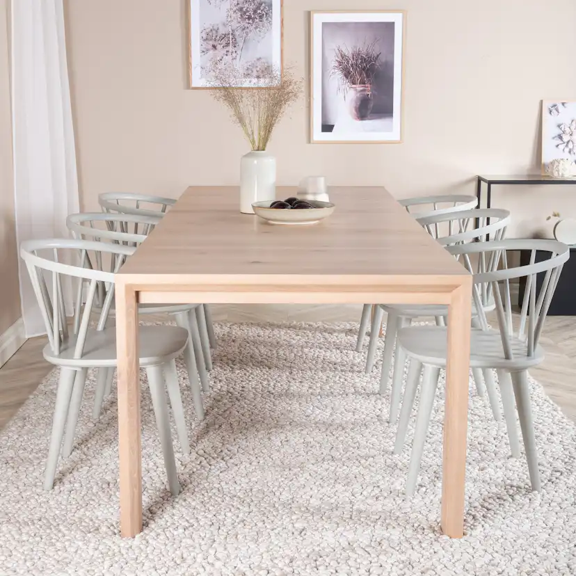 Matgrupp Venture Home Shy med 6 Brum Matstolar