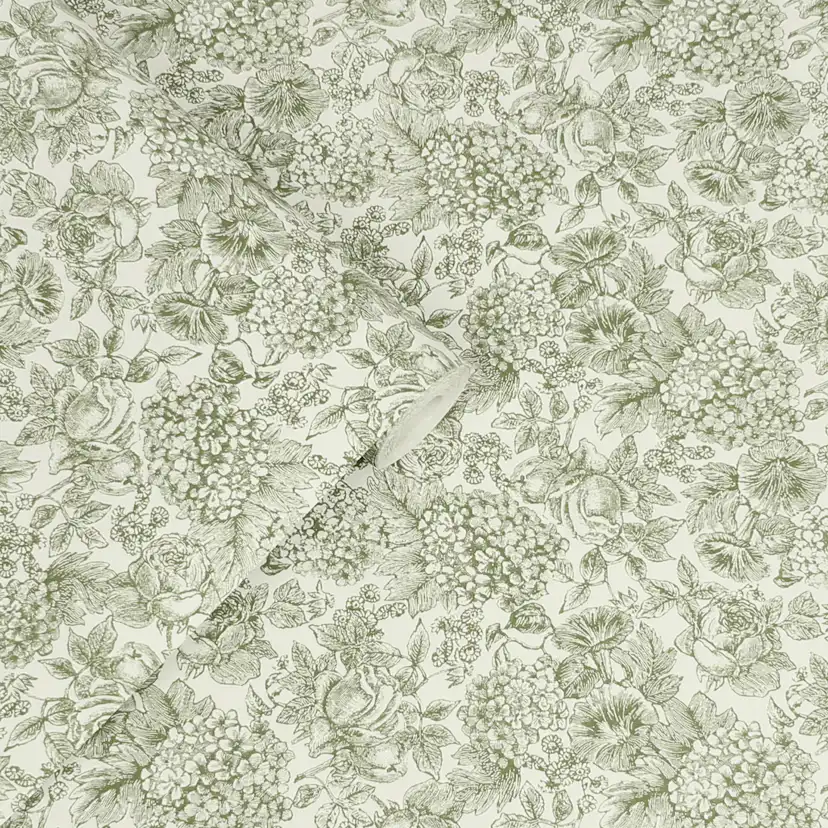 Tapet Laura Ashley Louise Moss Grön 121080