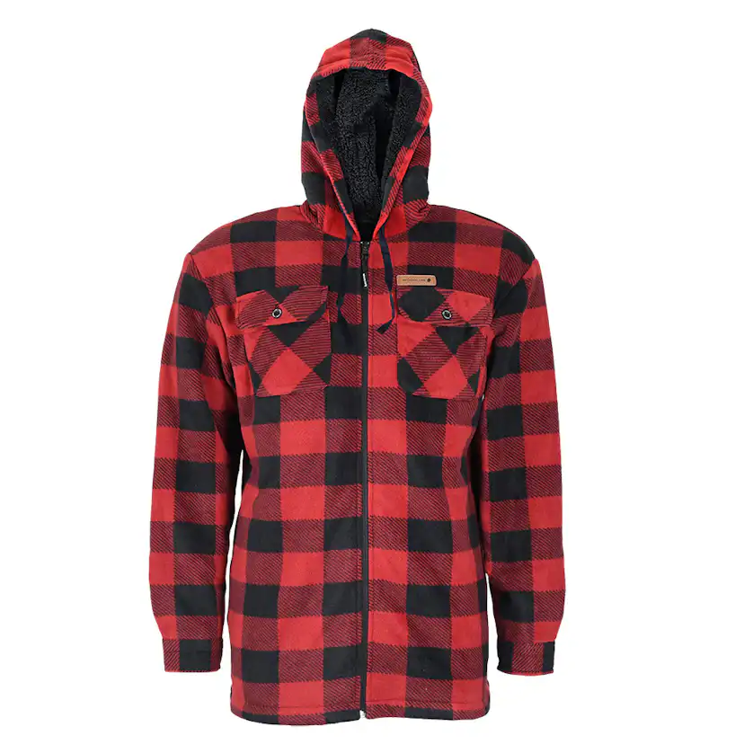 Woodline Fleecejacka Canada Röd XL Storlek: XL