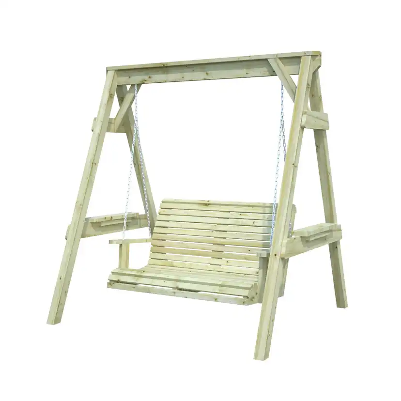 Hammock Palmako Sigrid Utomhus i Tryckimpregnerad Gran, 3-Sittplatser