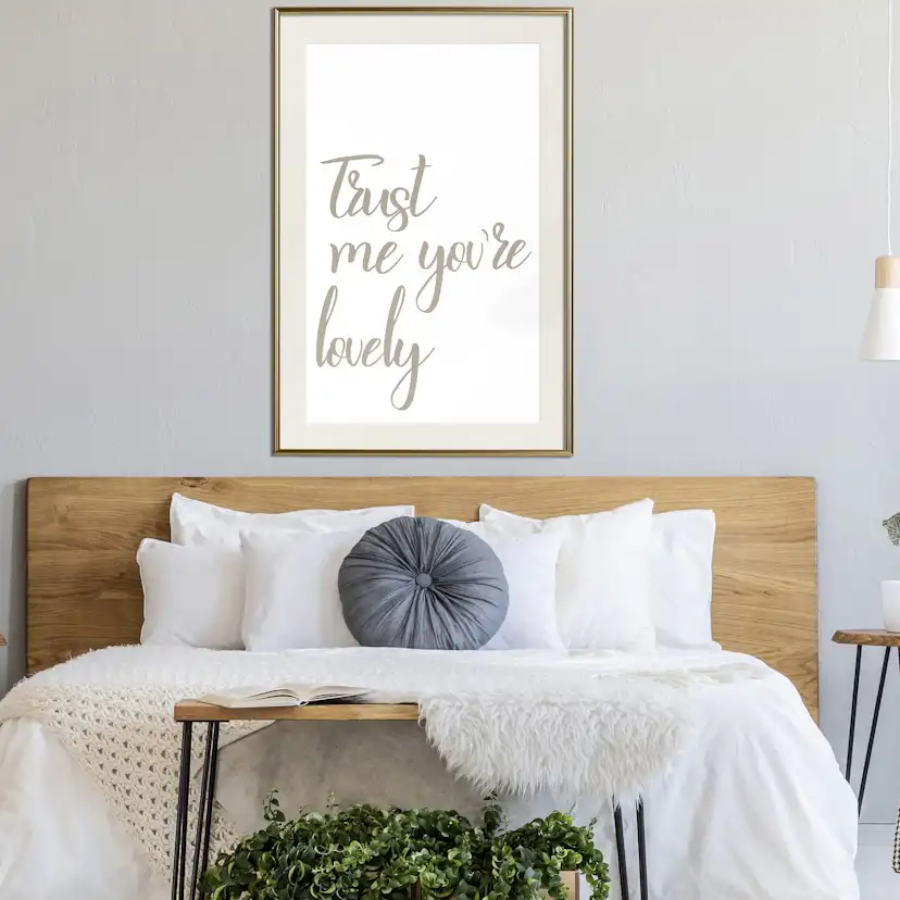 Poster Artgeist Affisch Trust Me You're Lovely