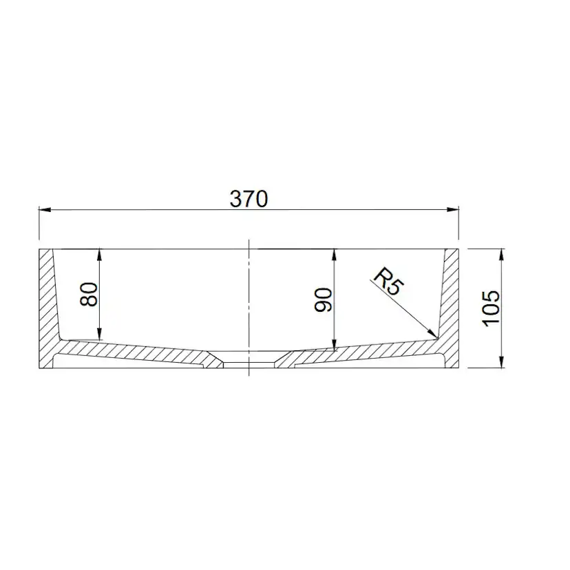 Tvättställ Lavabo Solid Surface 40