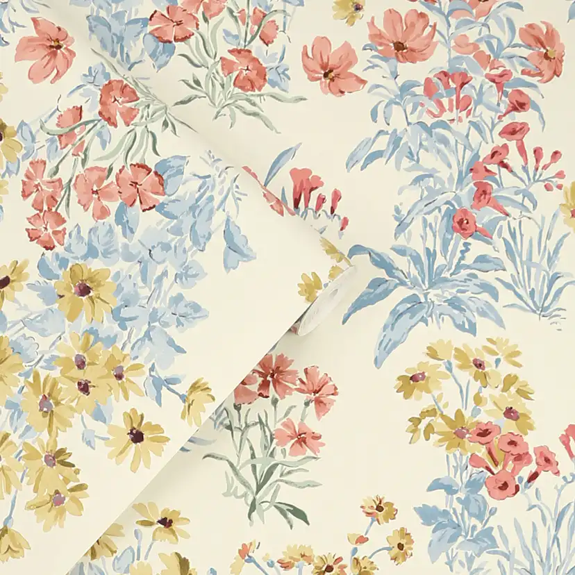 Tapet Laura Ashley Megan Ochre Gul 122742