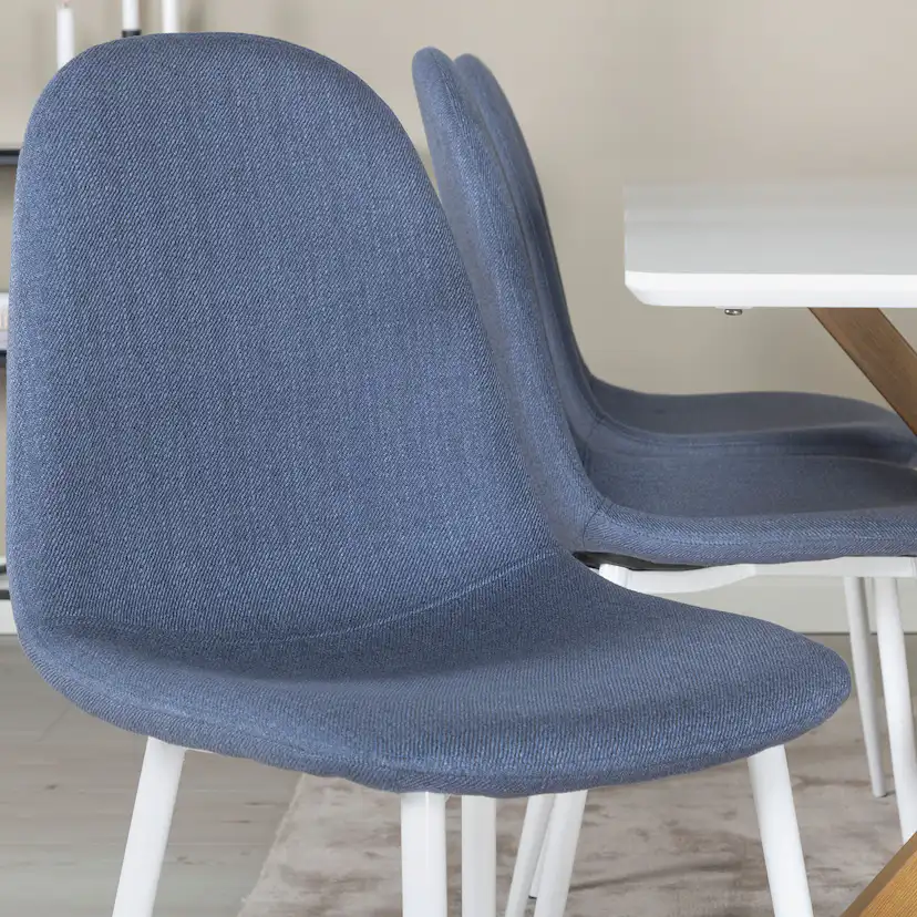 Matgrupp Venture Home Piazza Rektangulärt med 6 Polar stolar