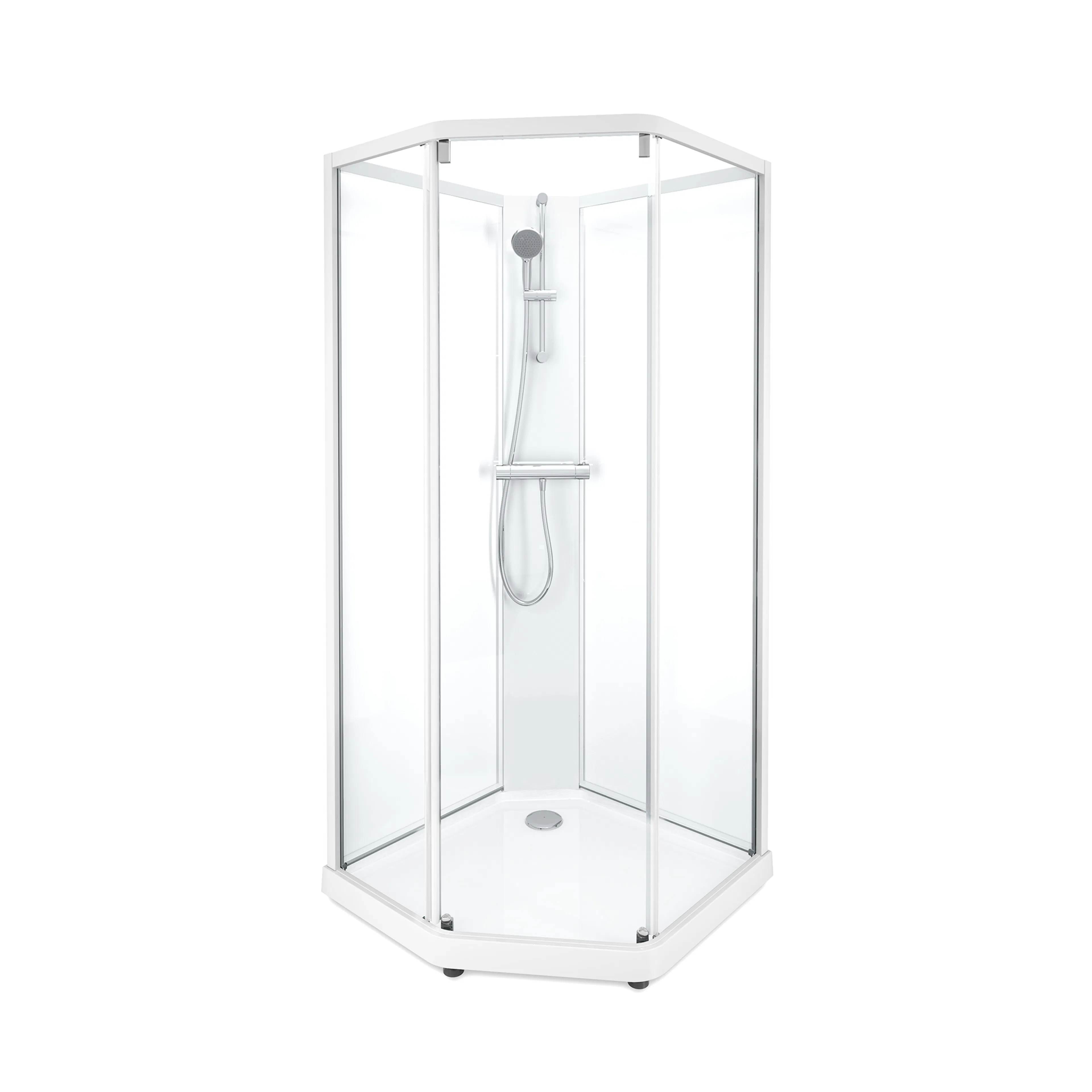 Duschkabin Ifö Showerama Classic Pentagonal