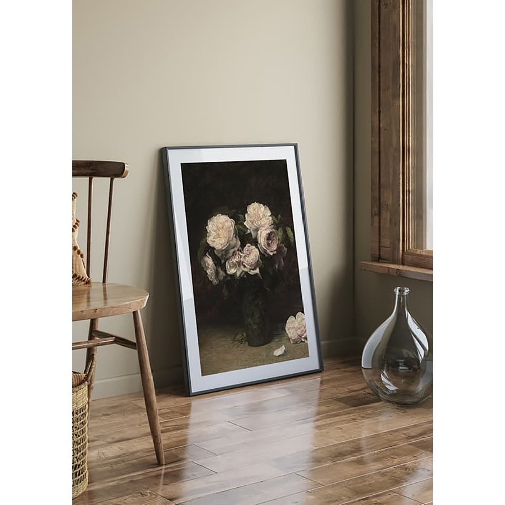 Poster Gallerix Roses Dans Un Verre 1877 By Henri Fantin-Latour