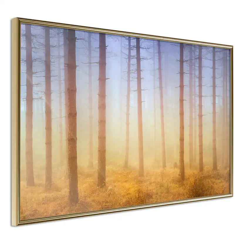 Poster Artgeist Affisch Foggy Forest