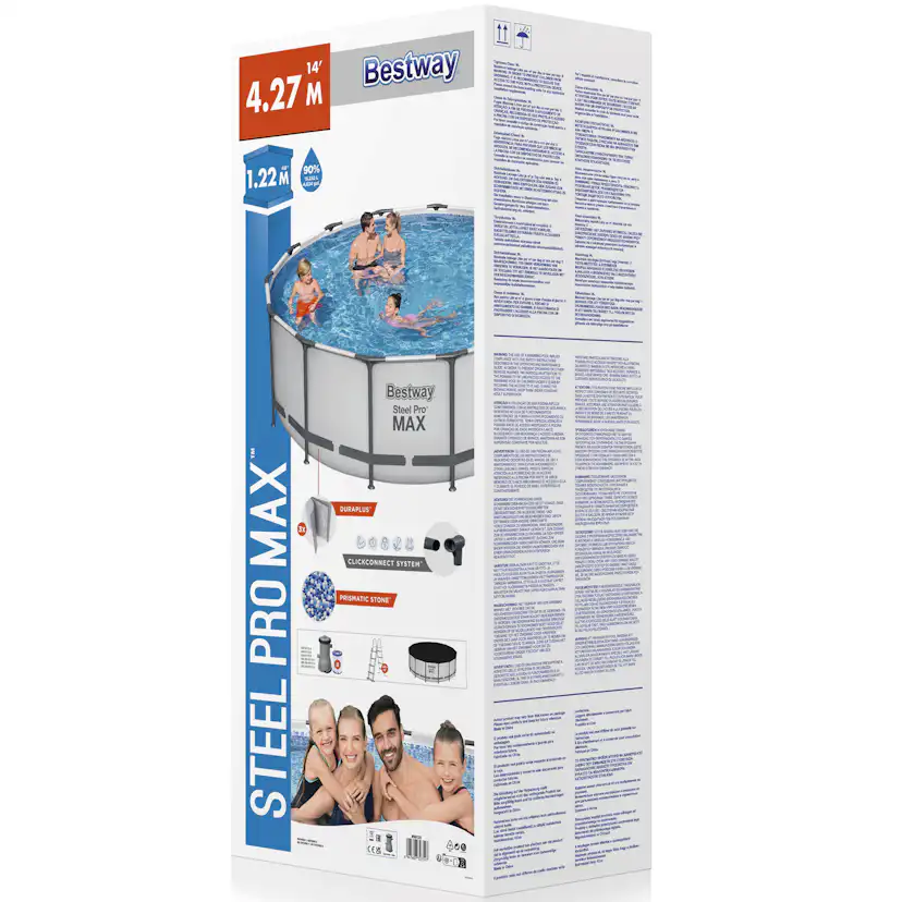Poolpaket Bestway Steel Pro Max Ø4,27 m ClickConnect