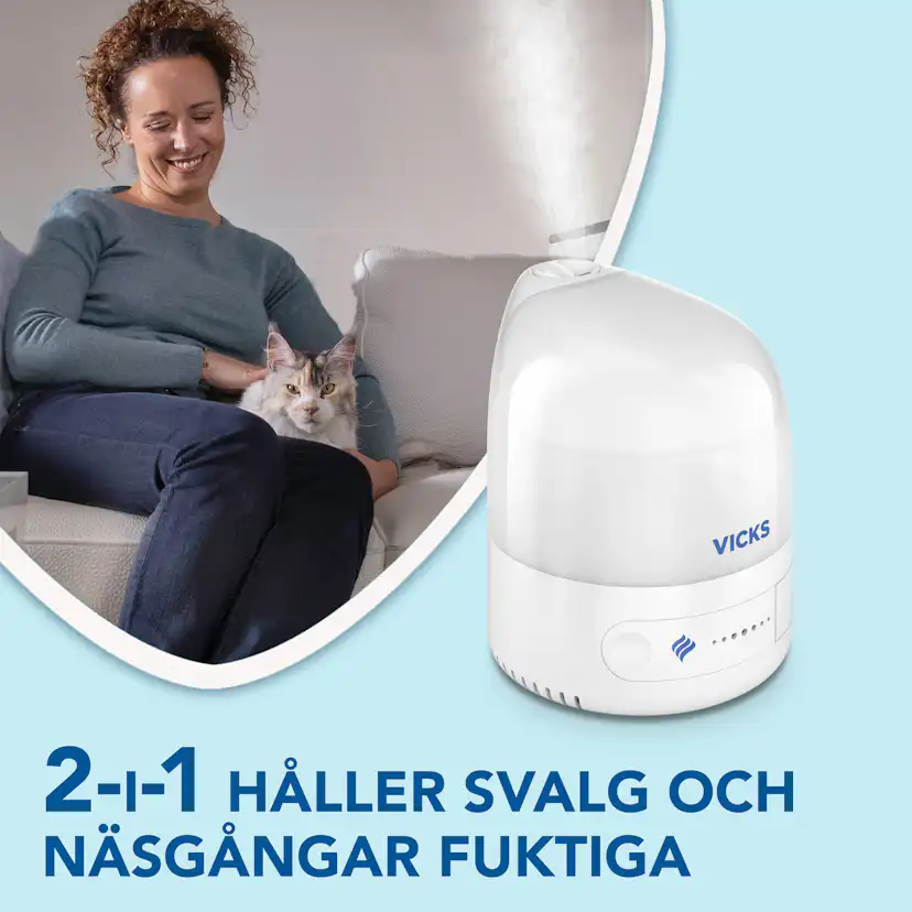 Luftfuktare Vicks VUL510E4 Ultrasonic-Cool Mist