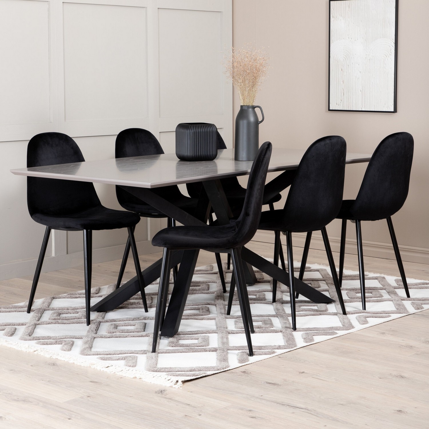 Matgrupp Venture Home Piata med 6 Pobbie Stolar GR22262