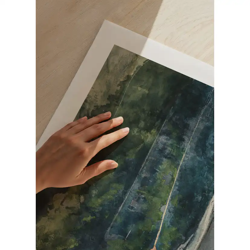 Poster Gallerix Casting Number Two By Winslow Homer