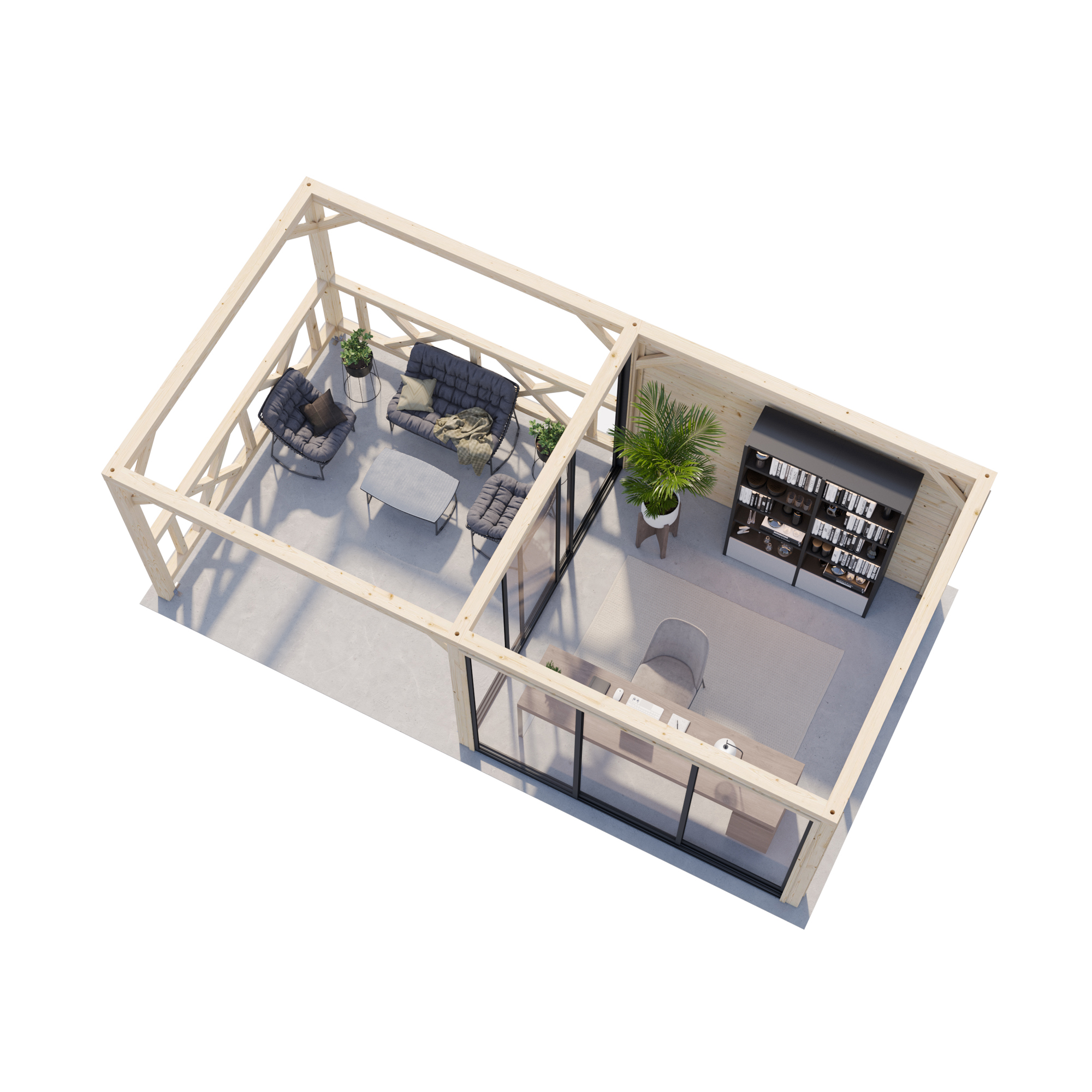 Uterum Palmako Bianca 16,6 m2 Set 504 Slide Plus
