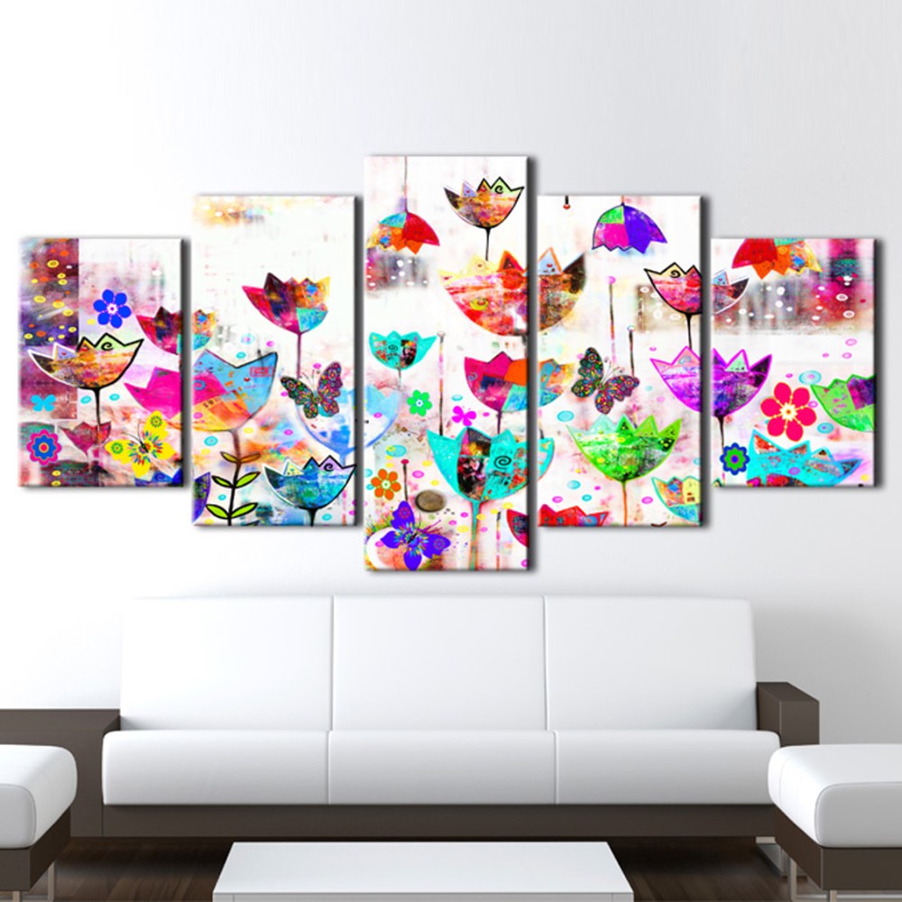 Tavla Arkiio Tulips In The Rain