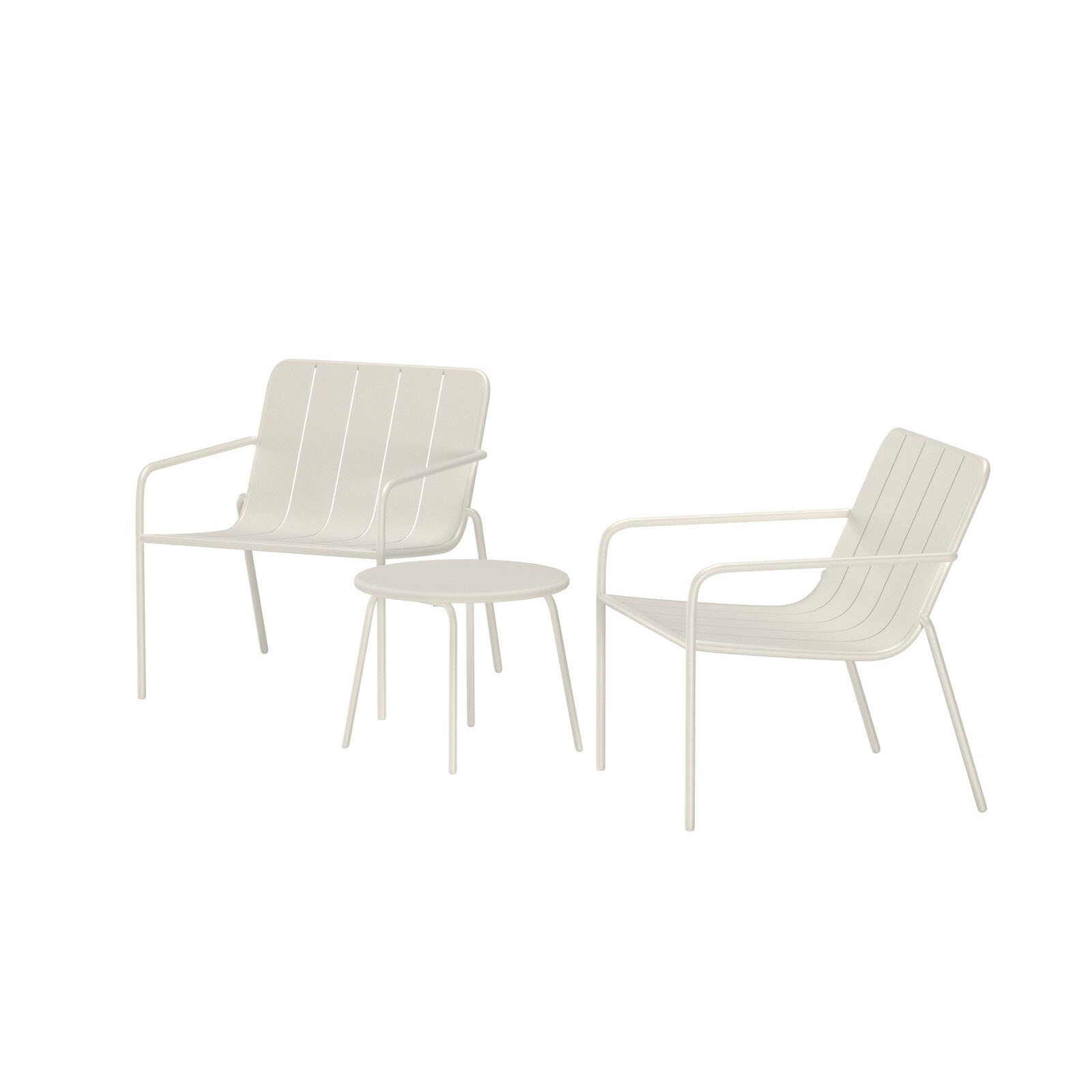 Loungeset Venture Home Minos 2st Fåtöljer med 1st Sidobord