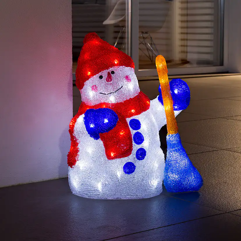 Dekorationsbelysning Gnosjö Konstsmide Snögubbe 56 st LED