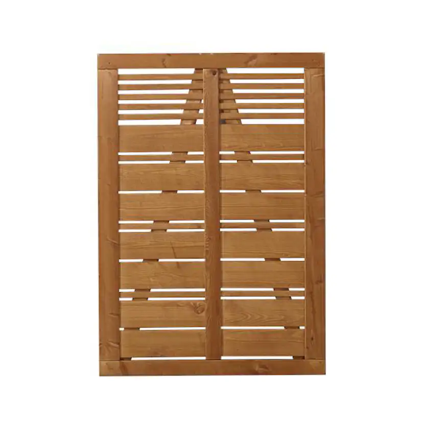 Skärmgrind PLUS Silence 100x140 cm Teak