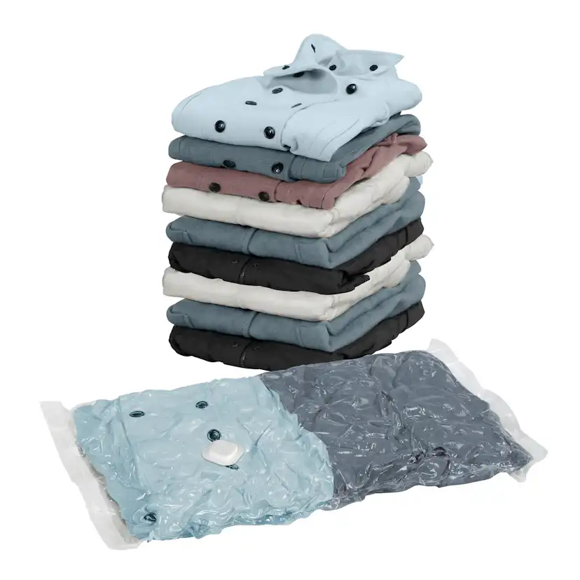 Vakuumpåse WENKO Vakuum Platsbesparande Klädförvaring S 5-pack ink Pump
