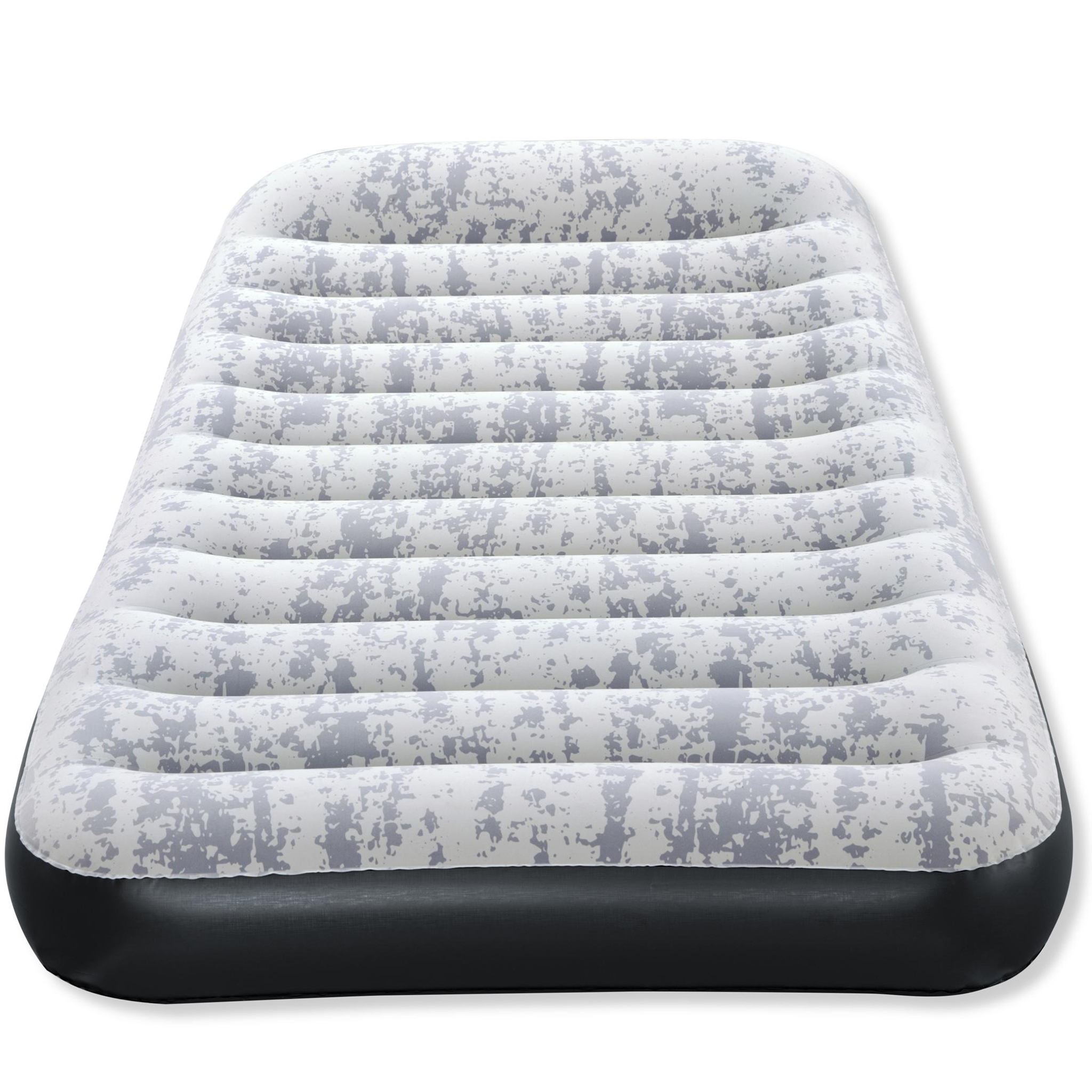 Uppblåsbar madrass Bestway Inbyggd Pump Tritech Airbed Twin Fashion Flock