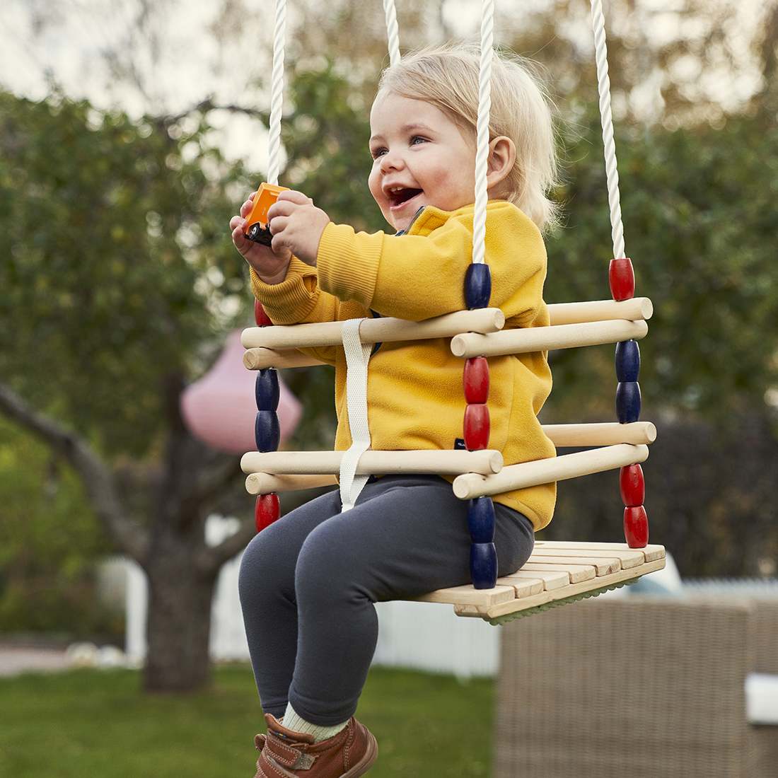 Babygunga Jabo Retro Röd/Blå