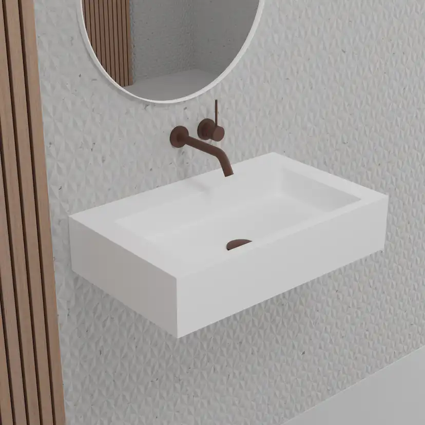 Tvättställsblandare Scandtap Steel Harmonized 1 för Inbyggnad